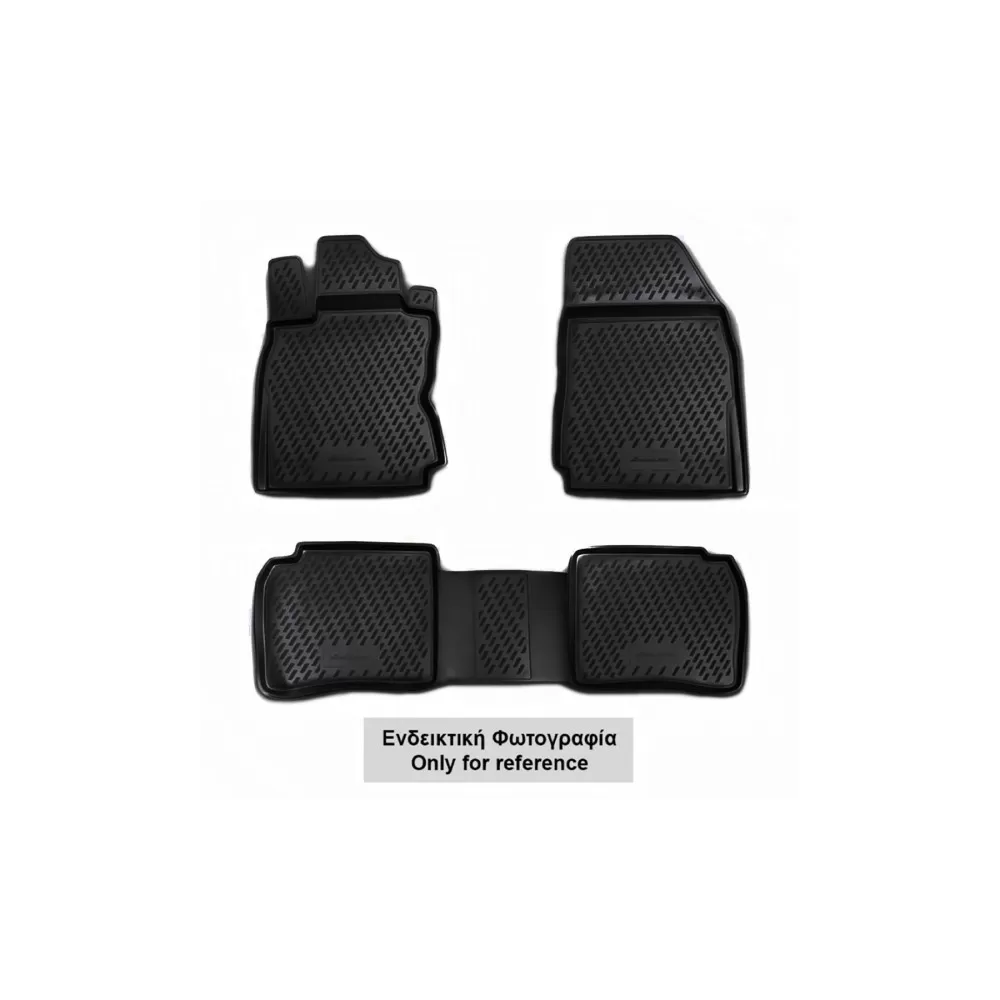 MERCEDES M CLASS W164 07/2005-2011 ΜΑΡΚΕ ΠΑΤΑΚΙΑ ΣΕ ΣΚΑΦΗ TPE ΛΑΣΤΙΧΟ ΣΕ ΜΑΥΡΟ ΧΡΩΜΑ NOVLINE - 4 ΤΕΜ.