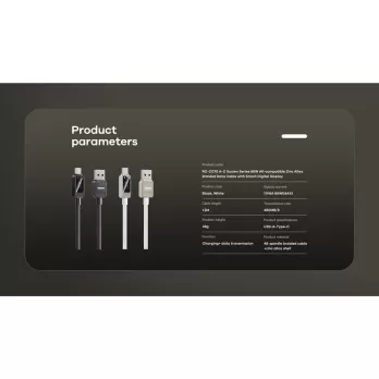 REMAX RC-C070_A-C USB-A to Type-C 66W Fast Charging Cable with Display