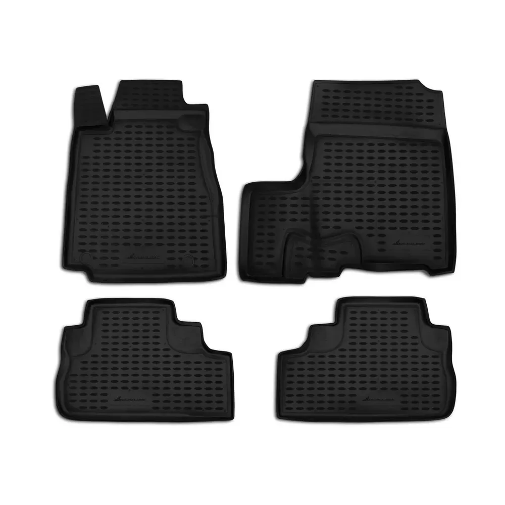 HONDA CR-V III 2007+ ΜΑΡΚΕ ΠΑΤΑΚΙΑ ΣΕ ΣΚΑΦΗ TPE ΛΑΣΤΙΧΟ ΣΕ ΜΑΥΡΟ ΧΡΩΜΑ NOVLINE - 4 ΤΕΜ.