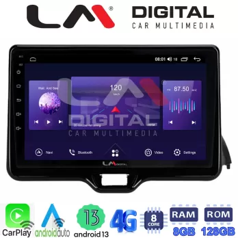 LM Digital - LM ZT8554 GPS Οθόνη OEM Multimedia Αυτοκινήτου για TOYOTA YARIS 2020 (CarPlay/AndroidAuto/BT/GPS