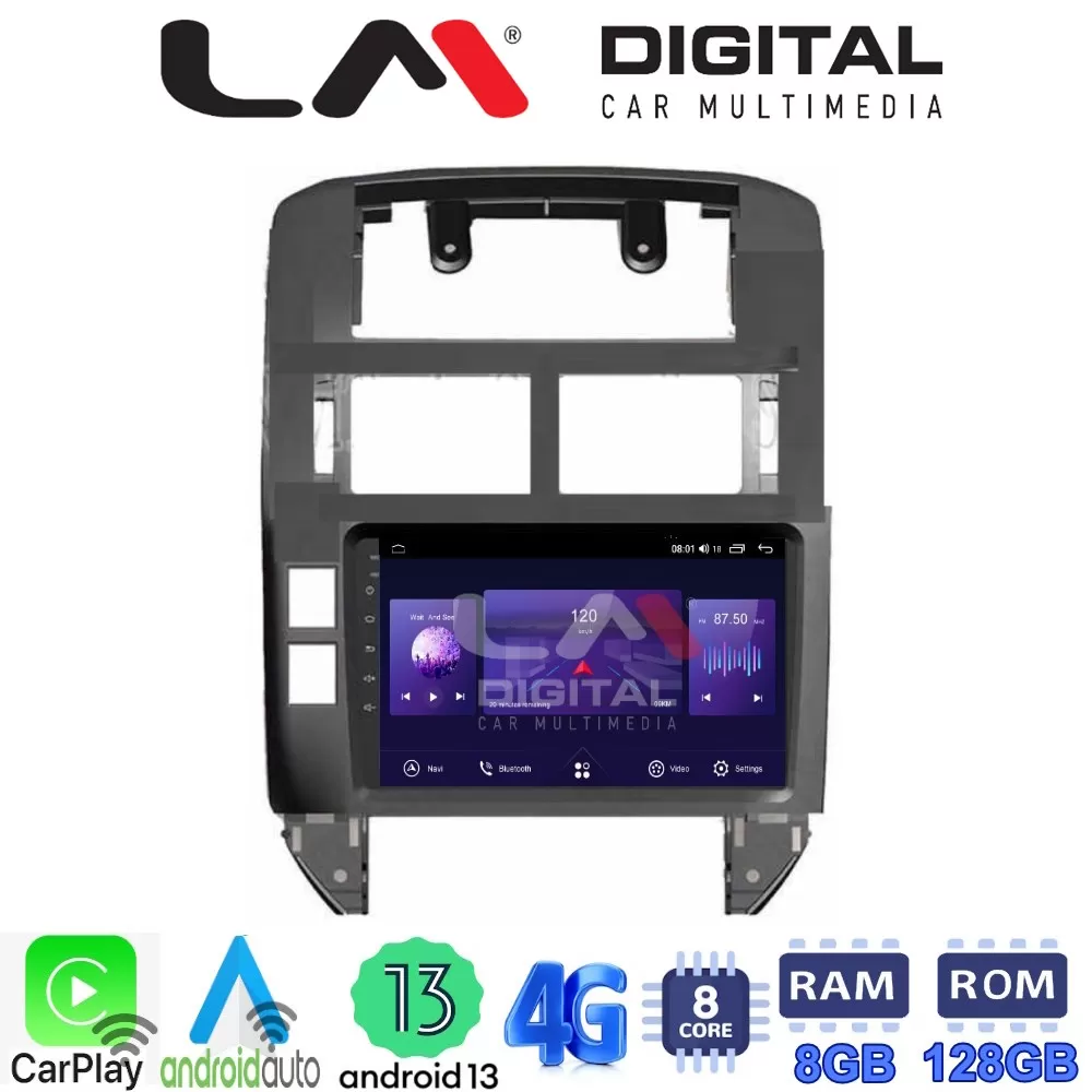 LM Digital - LM ZT8582 GPS Οθόνη OEM Multimedia Αυτοκινήτου για VW POLO 20022010 (CarPlay/AndroidAuto/BT/GPS/