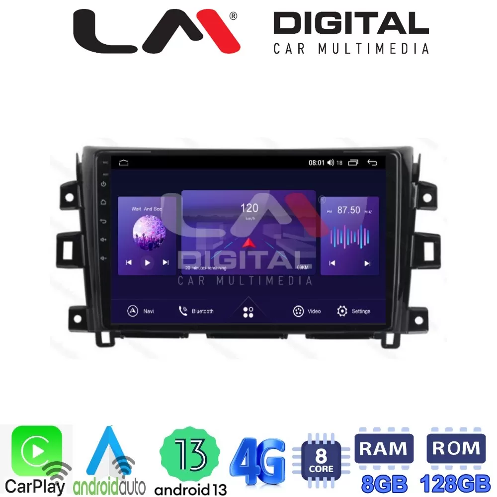 LM Digital - LM ZT8716 GPS Οθόνη OEM Multimedia Αυτοκινήτου για Nissan Navara D23 2016 (CarPlay/AndroidAuto/B