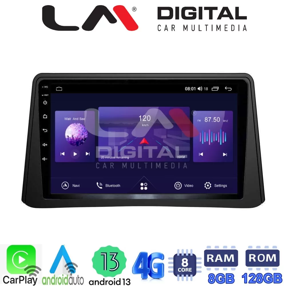 LM Digital - LM ZT8235 GPS Οθόνη OEM Multimedia Αυτοκινήτου για Opel Mokka 2012  2015 (CarPlay/AndroidAuto/BT