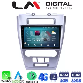 LM Digital - LM ZR8047 GPS Οθόνη OEM Multimedia Αυτοκινήτου για Ford Fusion 20122017 (CarPlay/AndroidAuto/BT/