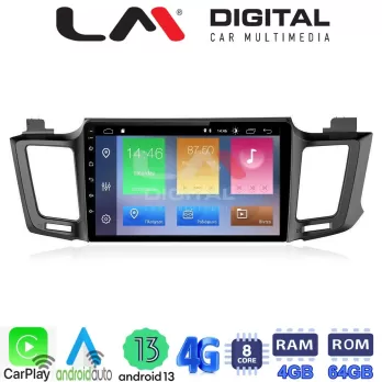 LM Digital - LM ZC8947 GPS Οθόνη OEM Multimedia Αυτοκινήτου για TOYOTA RAV 4 2013  2020 (CarPlay/AndroidAuto/
