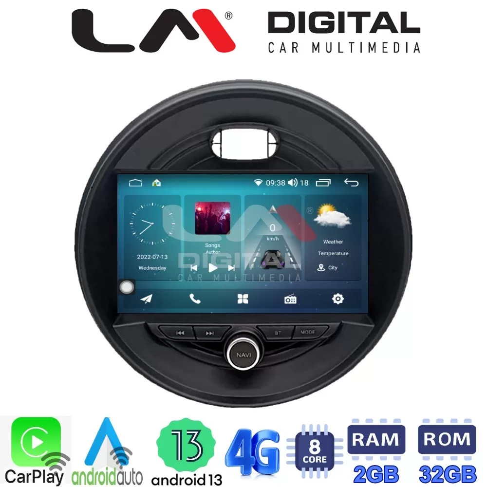 LM Digital - LM ZR8845 GPS Οθόνη OEM Multimedia Αυτοκινήτου για Mini Cooper & Clubman 2015 (CarPlay/AndroidAu