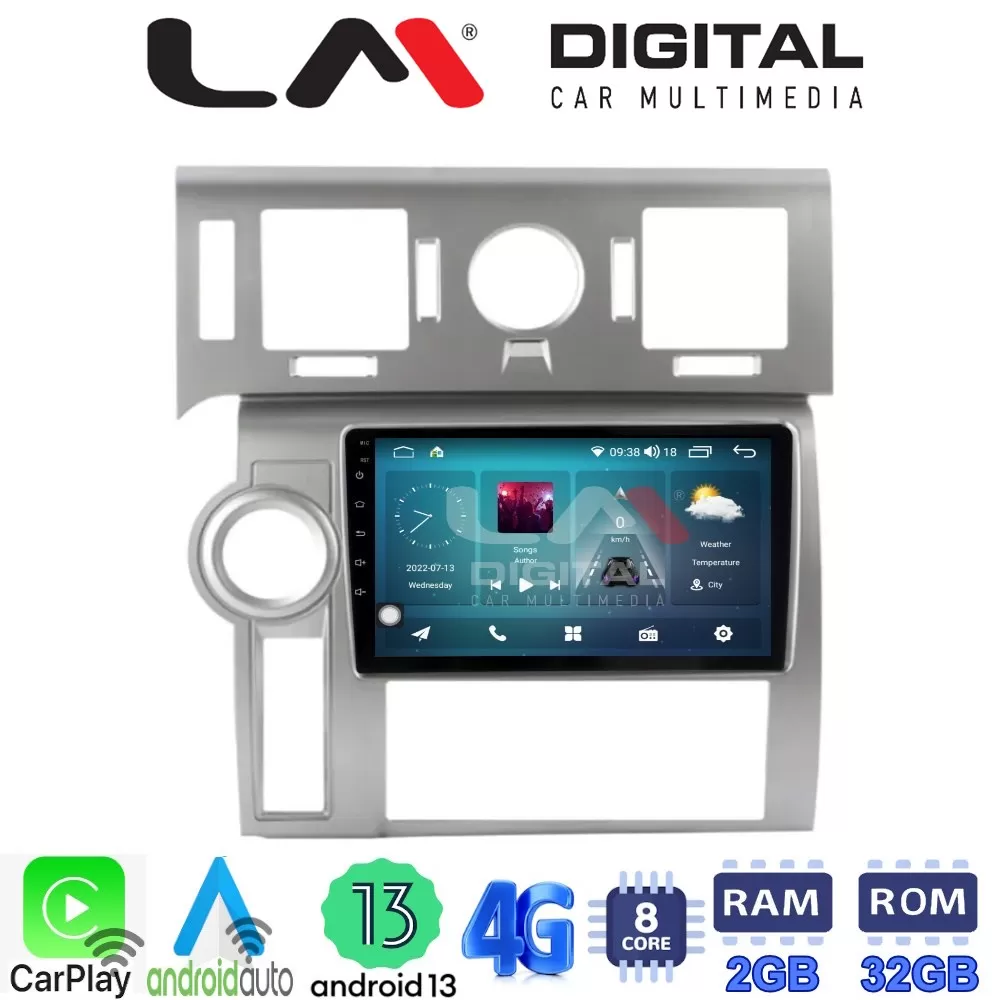 LM Digital - LM ZR8720 GPS Οθόνη OEM Multimedia Αυτοκινήτου για Hummer H2 2008  2009 (CarPlay/AndroidAuto/BT/
