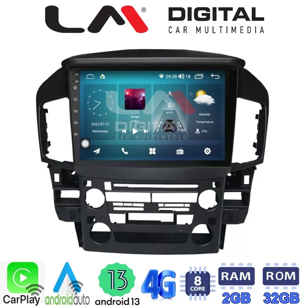 LM Digital - LM ZR8711 GPS Οθόνη OEM Multimedia Αυτοκινήτου για Lexus RX300 2000  2004 (CarPlay/AndroidAuto/B