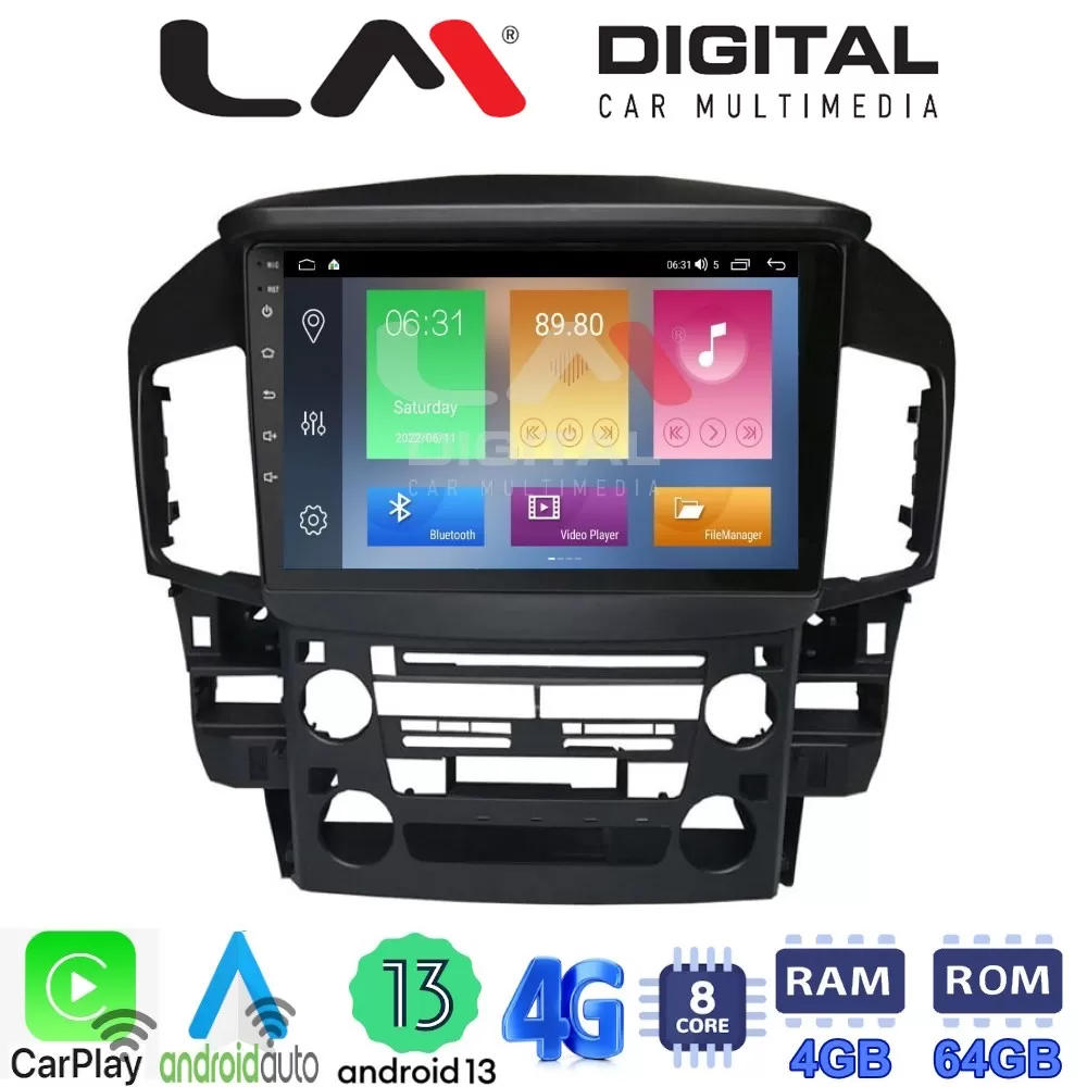 LM Digital - LM ZC8711 GPS Οθόνη OEM Multimedia Αυτοκινήτου για Lexus RX300 2000  2004 (CarPlay/AndroidAuto/B