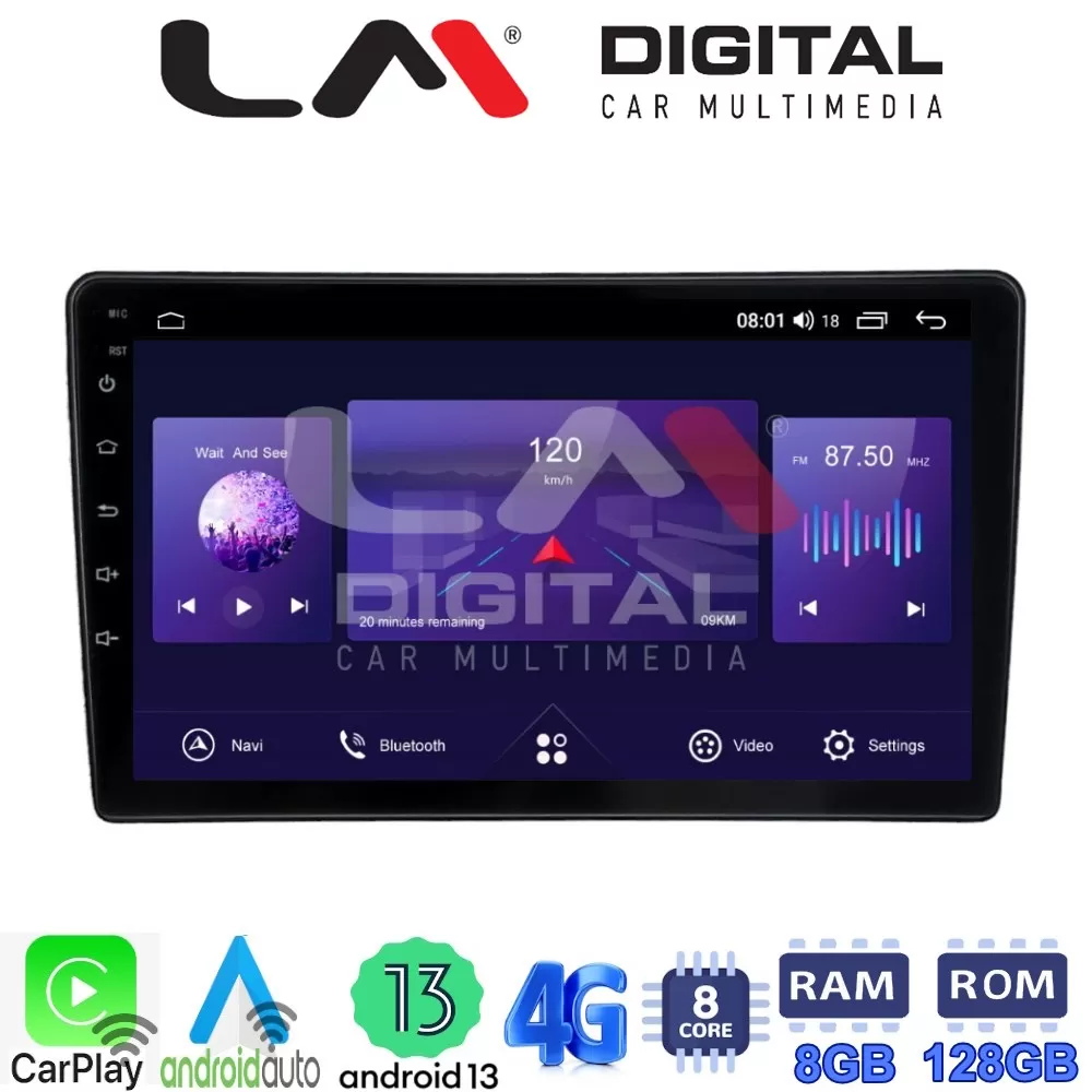 LM Digital - LM ZT8715 GPS Οθόνη OEM Multimedia Αυτοκινήτου για Nissan Navara D40 2006  2016 clima (CarPlay/A