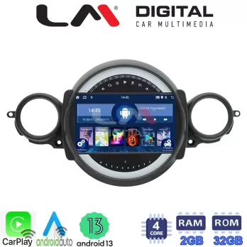 LM Digital - LM ZN4834 GPS Οθόνη OEM Multimedia Αυτοκινήτου για Mini Cooper '07'14 Clubman 2007  2014 (CarPla