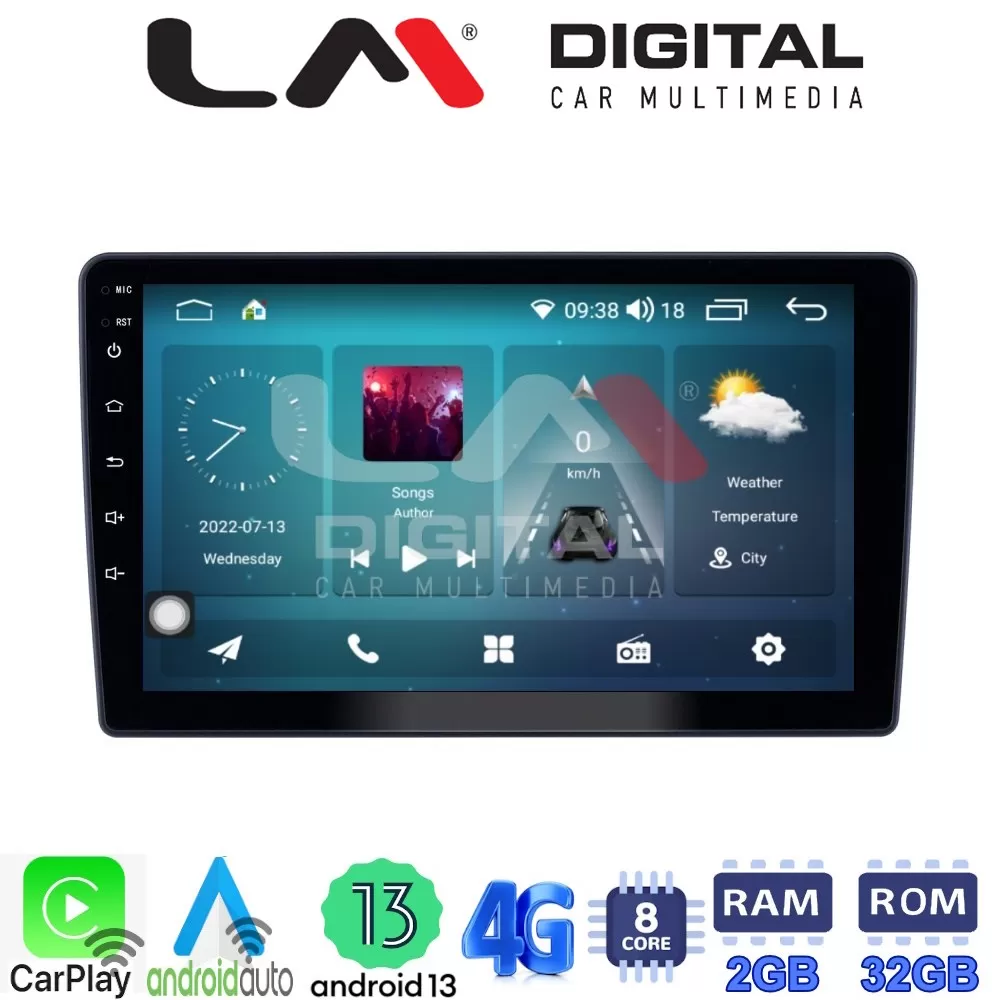 LM Digital - LM ZR8409 GPS Οθόνη OEM Multimedia Αυτοκινήτου για Hyundai H1 2010  2018 (CarPlay/AndroidAuto/BT