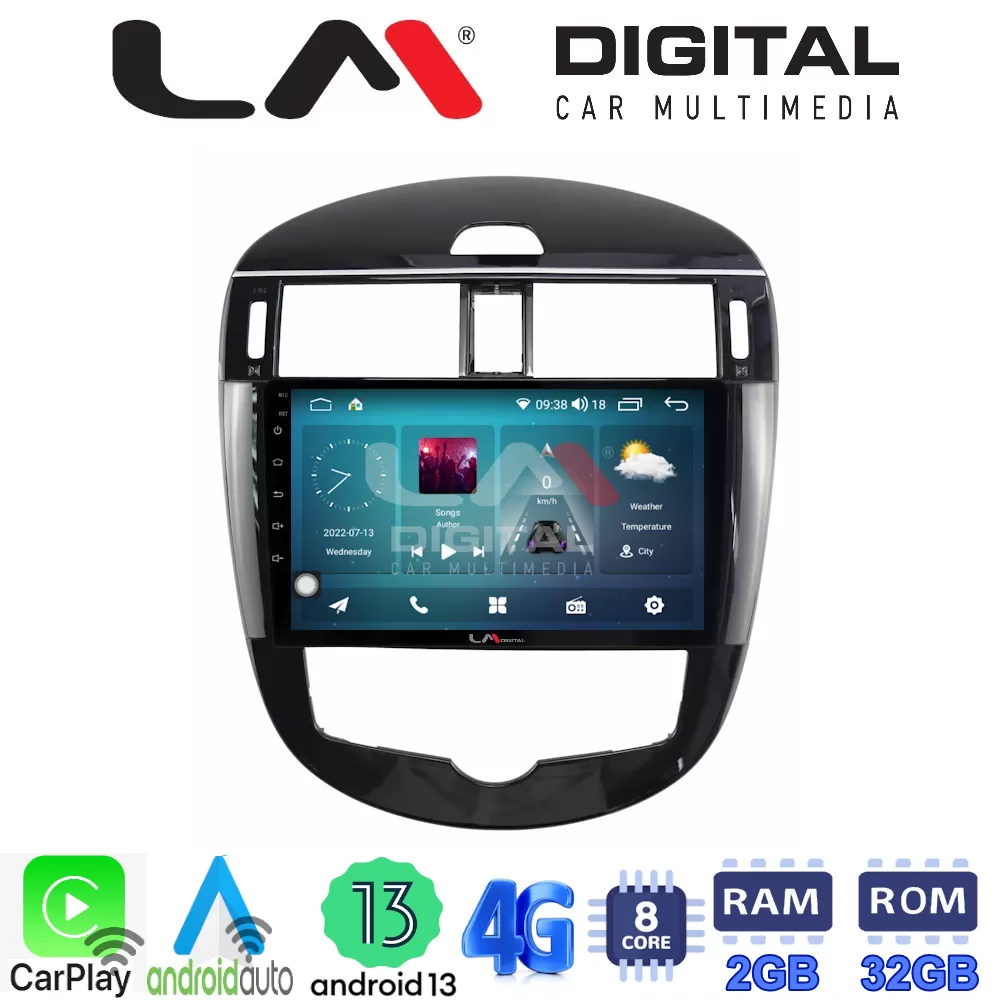 LM Digital - LM ZR8648 GPS Οθόνη OEM Multimedia Αυτοκινήτου για Nissan Pulsar 2015Μόνο αν το αυτο