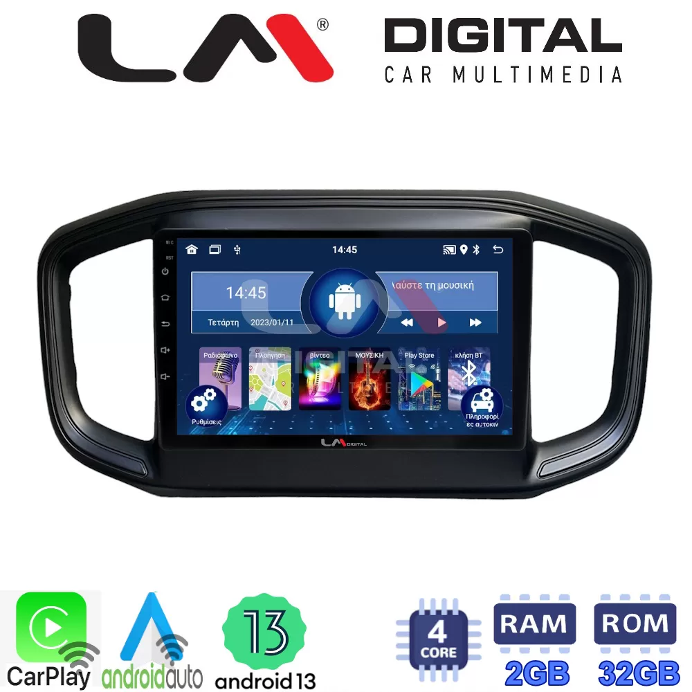 LM Digital - LM ZN4259 GPS ÎŸÎ¸ÏŒÎ½Î· OEM Multimedia Î‘Ï…Ï„Î¿ÎºÎ¹Î½Î®Ï„Î¿Ï… Î³Î¹Î± Fiat Strada 2021 Î ÏÎ¿ÏƒÎ¿Ï‡Î®! Î”ÎµÎ¯Ï„Îµ Ï