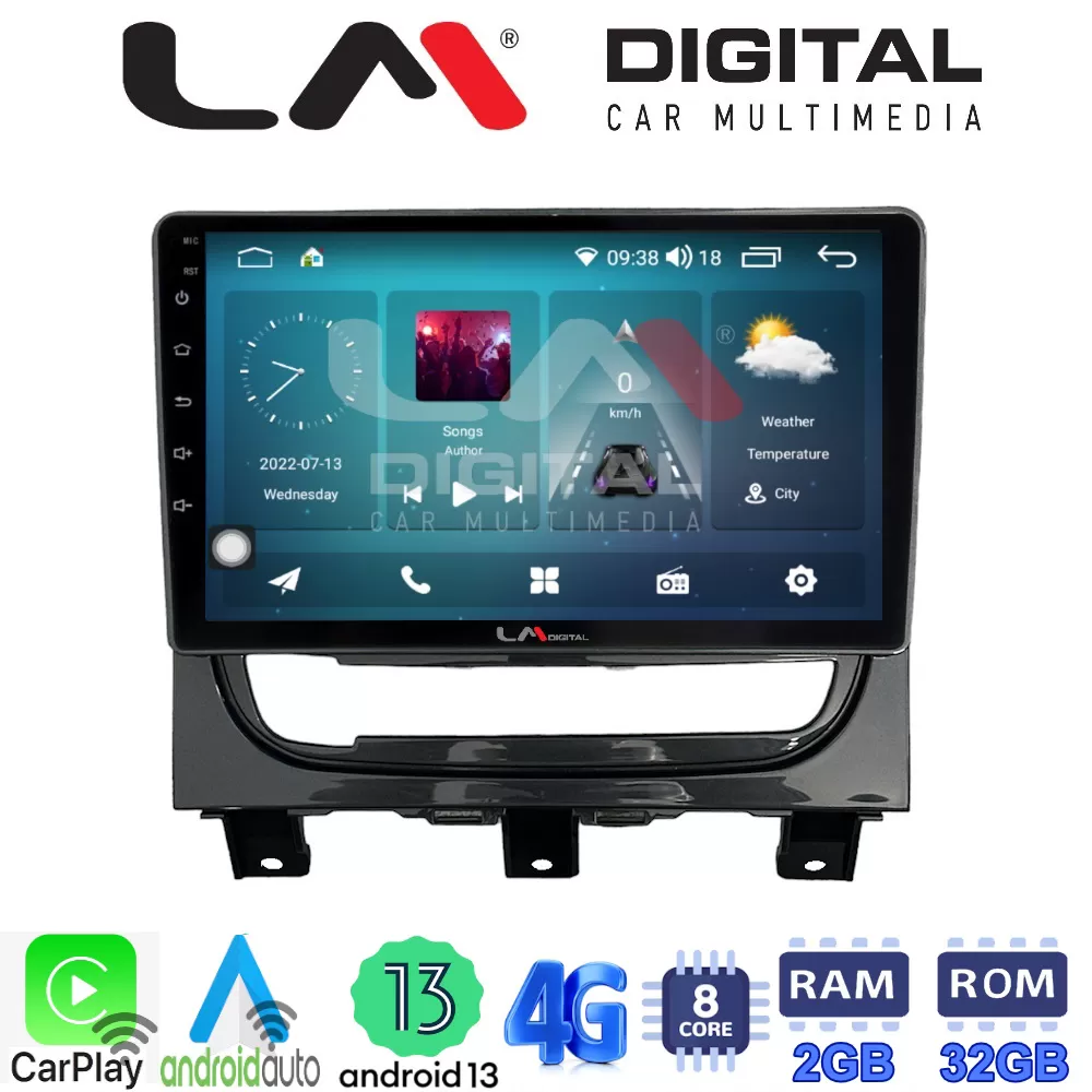 LM Digital - LM ZR8257 GPS Οθόνη OEM Multimedia Αυτοκινήτου για Fiat Strada 2012  2020 (CarPlay/AndroidAuto/B