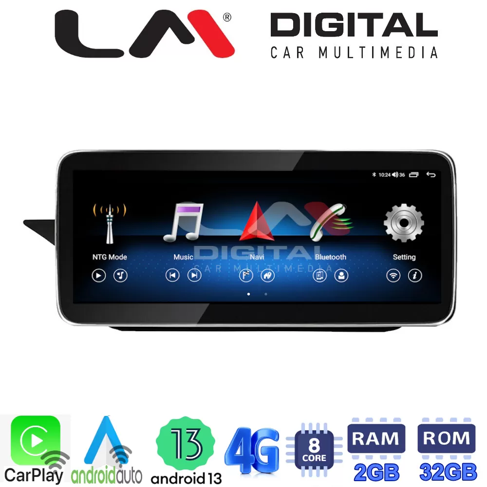 LM Digital - LM GH2 502 RO Οθόνη OEM Multimedia Αυτοκινήτου για MERCEDES E (W212) 2013  2016 (CarPlay/Android