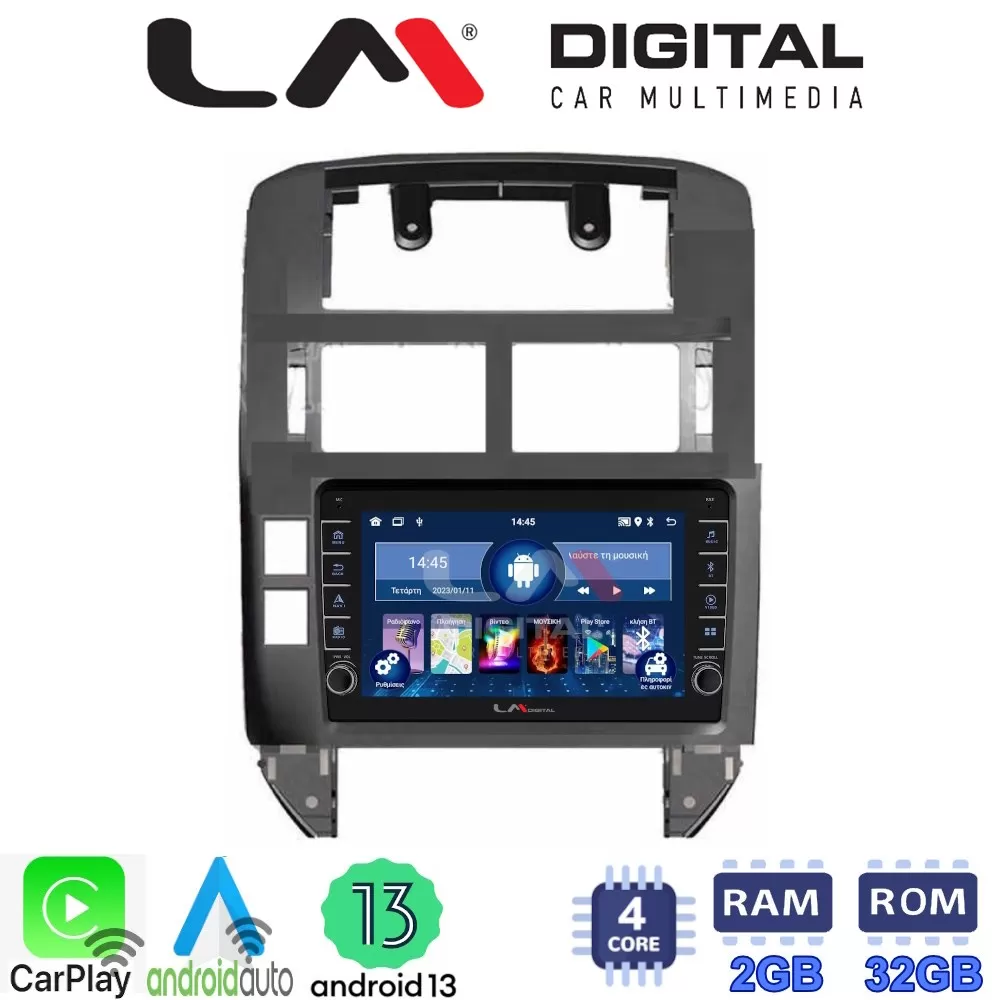 LM Digital - LM ZG4582 GPS Οθόνη OEM Multimedia Αυτοκινήτου για VW POLO 20022010 (CarPlay/AndroidAuto/BT/GPS/
