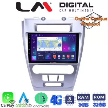 LM Digital - LM ZE8047 GPS Οθόνη OEM Multimedia Αυτοκινήτου για Ford Fusion 20122017 (CarPlay/AndroidAuto/BT/