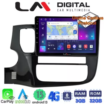 LM Digital - LM ZE8231 GPS Οθόνη OEM Multimedia Αυτοκινήτου για MITSUBISHI OUTLANDER 2013 (CarPlay/AndroidAut