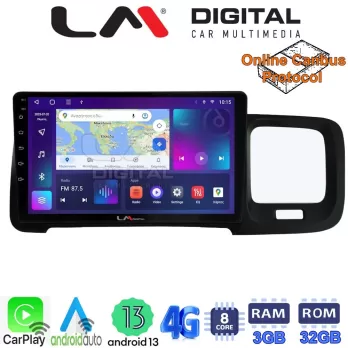 LM Digital - LM ZE8392 GPS Οθόνη OEM Multimedia Αυτοκινήτου για Volvo S60 2010  2018 (CarPlay/AndroidAuto/BT/
