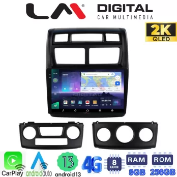 LM Digital - LM ZQ8023 GPS Οθόνη OEM Multimedia Αυτοκινήτου για KIA SPORTAGE 20042010 (CarPlay/AndroidAuto/BT