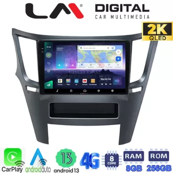 LM Digital - LM ZQ8061 GPS Οθόνη OEM Multimedia Αυτοκινήτου για Subaru Legacy-Outback 20092013 (CarPlay/Andro