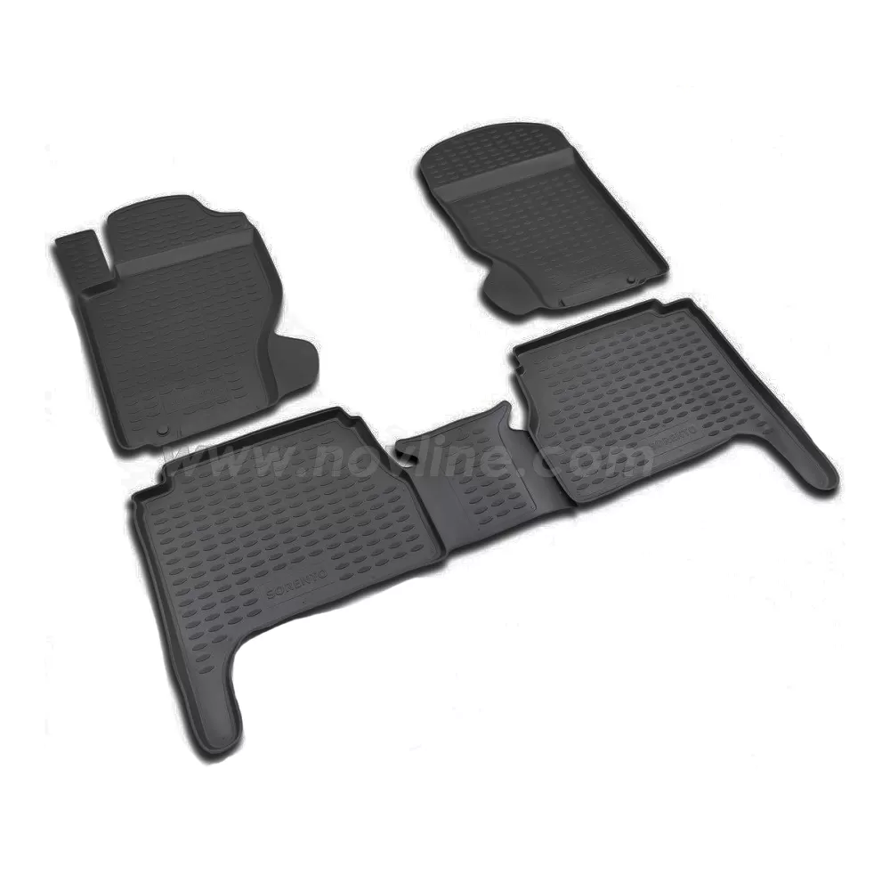 KIA SORENTO 07/2002-10/2009 ΜΑΡΚΕ ΠΑΤΑΚΙΑ ΣΕ ΣΚΑΦΗ TPE ΛΑΣΤΙΧΟ ΣΕ ΜΑΥΡΟ ΧΡΩΜΑ NOVLINE - 4 ΤΕΜ.