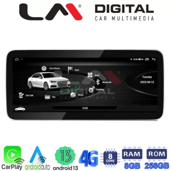 LM Digital - LM GH8 310 LOW ÎŸÎ¸ÏŒÎ½Î· OEM Multimedia Î‘Ï…Ï„Î¿ÎºÎ¹Î½Î®Ï„Î¿Ï… Î³Î¹Î± AUDI A4 2009  2017 Î¼Îµ ÎµÎ³Ï‡ÏÏ‰Î¼Î· Î¿Î¸Ï