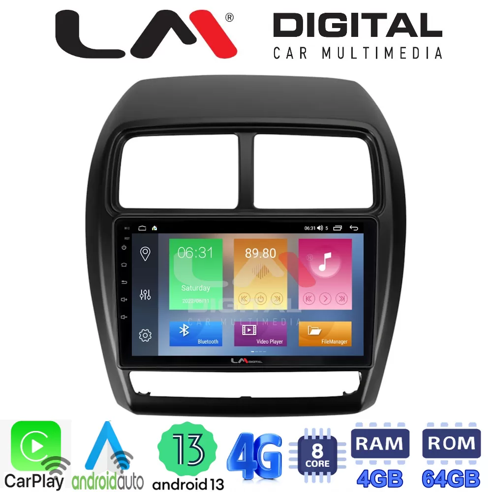 LM Digital - LM ZC8318 GPS Οθόνη OEM Multimedia Αυτοκινήτου για Mitsubishi ASX 2020  2023 (CarPlay/AndroidAut