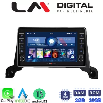 LM Digital - LM ZG4324 GPS Οθόνη OEM Multimedia Αυτοκινήτου για Peugeot 3008/5008 2016 (CarPlay/AndroidAuto/B