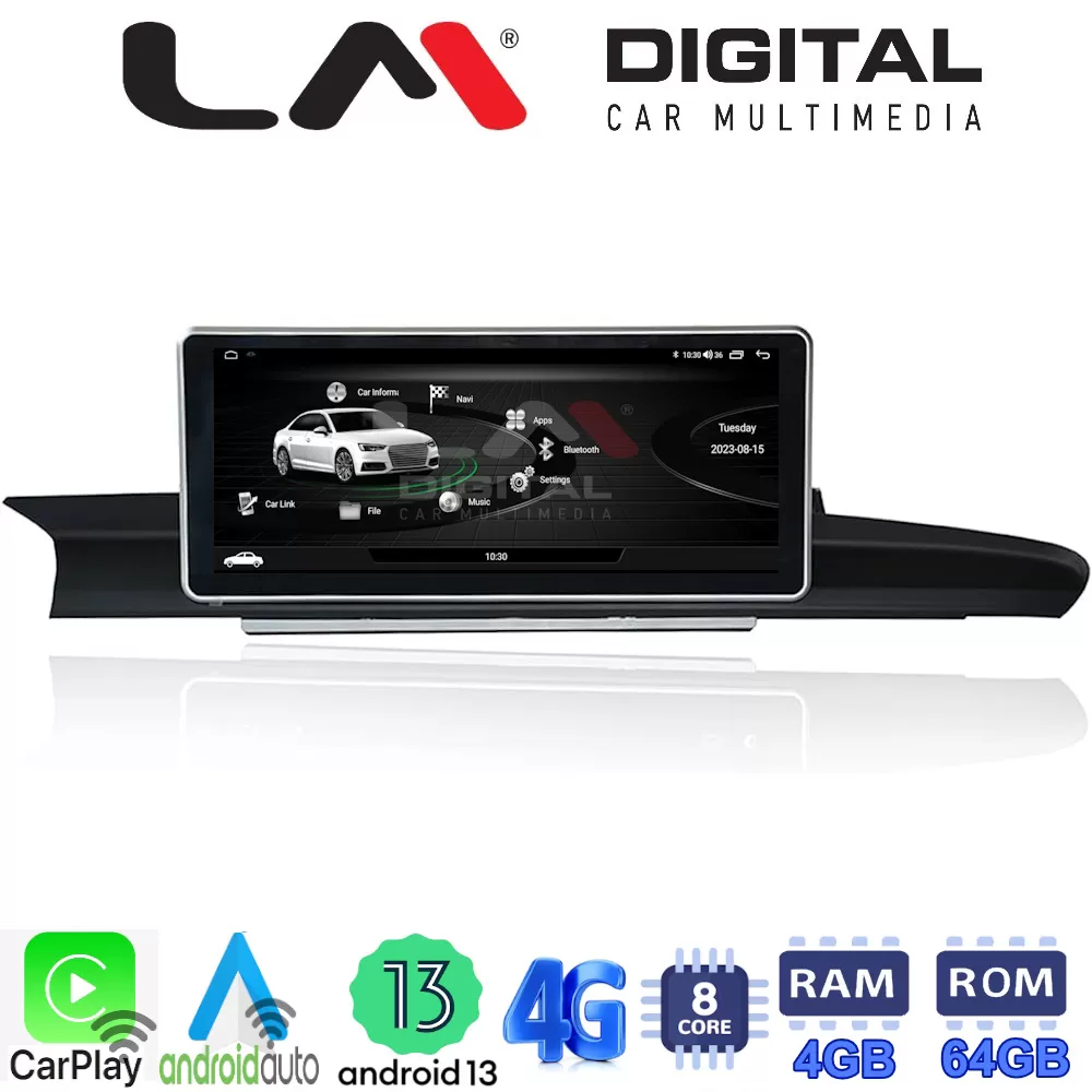 LM Digital - LM GH4 324 Οθόνη OEM Multimedia Αυτοκινήτου για Audi A6 2012  2016 (CarPlay/AndroidAuto/BT/GPS/W