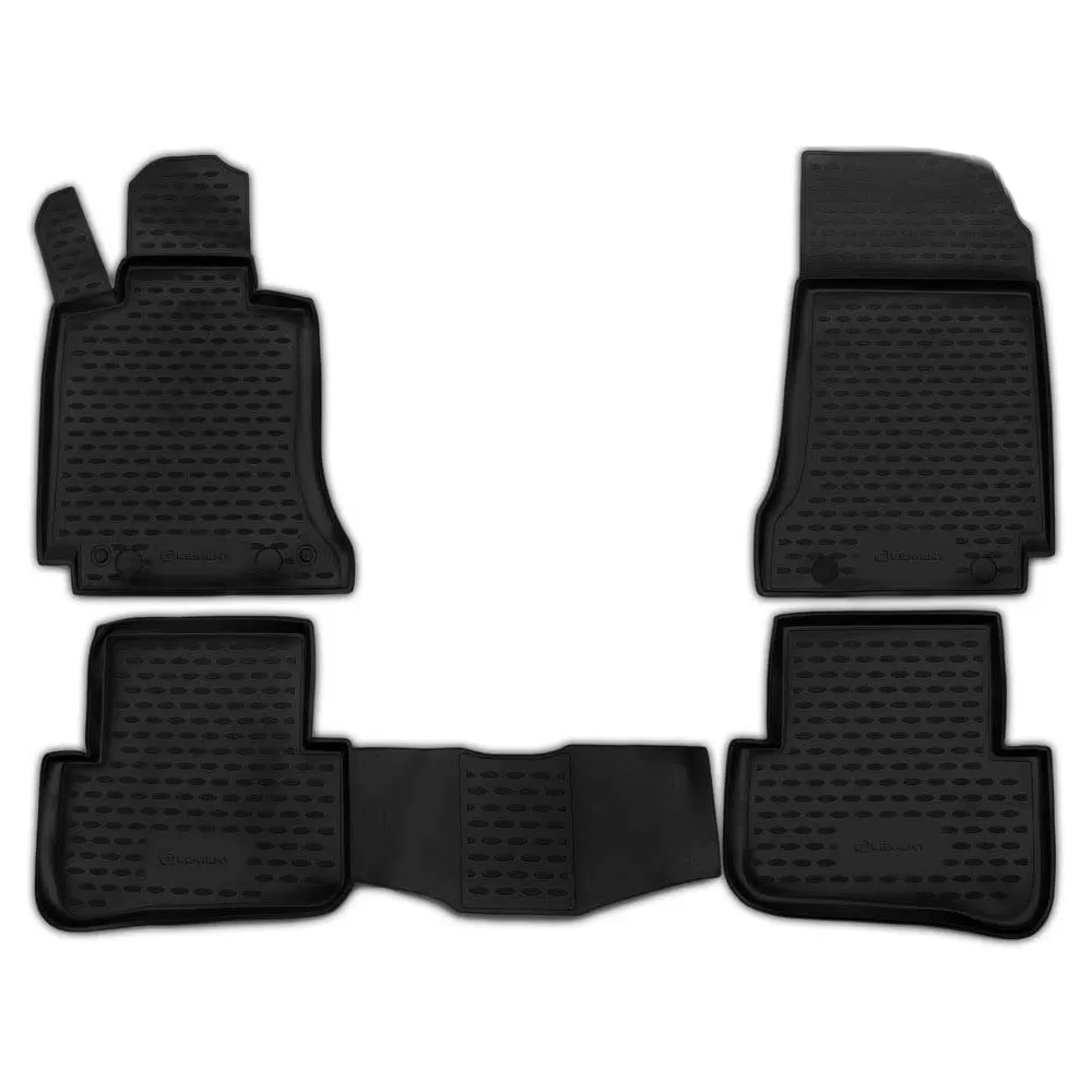 MERCEDES C CLASS W204 2007-2014 ΜΑΡΚΕ ΠΑΤΑΚΙΑ ΣΕ ΣΚΑΦΗ TPE ΛΑΣΤΙΧΟ ΣΕ ΜΑΥΡΟ ΧΡΩΜΑ NOVLINE - 4 ΤΕΜ.