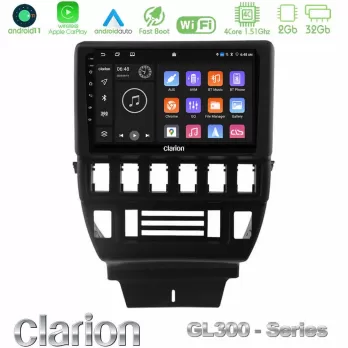 Clarion GL300 Series 4Core Android11 2+32GB Lada Niva Navigation Multimedia Tablet 9" Με Carplay & Android Auto
