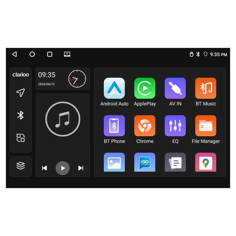 Clarion GL700 Lite Series 8Core Android11 2+32GB Navigation Multimedia Tablet 10" Με Carplay & Android Auto