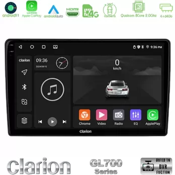 Clarion GL700 Series 8Core Android11 4+64GB Seat Arona/Ibiza Navigation Multimedia Tablet 9" Με Carplay & Android Auto