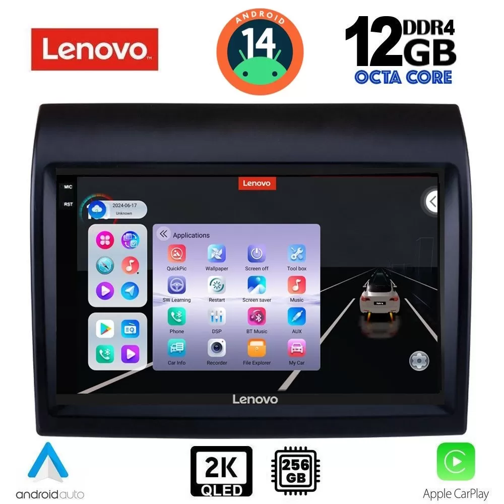 LENOVO SSZ 12141_CPA (9inc) MULTIMEDIA TABLET for FIAT DUCATO – CITROEN JUMPER – PEUGEOT BOXER mod. 2006-2021