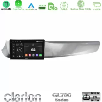 Clarion GL700 Series Alfa Romeo Giulietta 2010-2014 8Core Android13 4+64GB Navigation Multimedia Tablet 9" Με Carplay & Android 