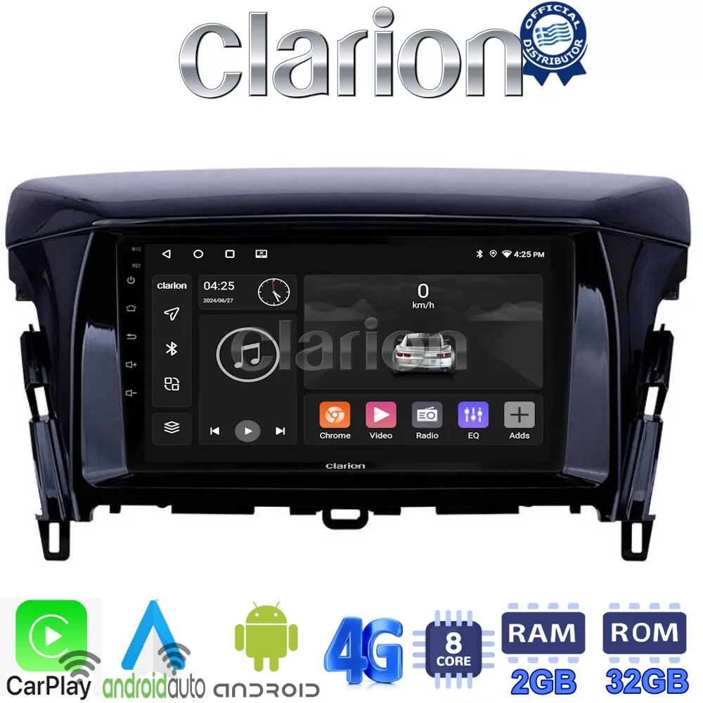 CLARION GL71030 Οθόνη OEM Multimedia Αυτοκινήτου για MITSUBISHI ECLIPSE CROSS 2018 (CarPlay/AndroidAuto/BT/GP
