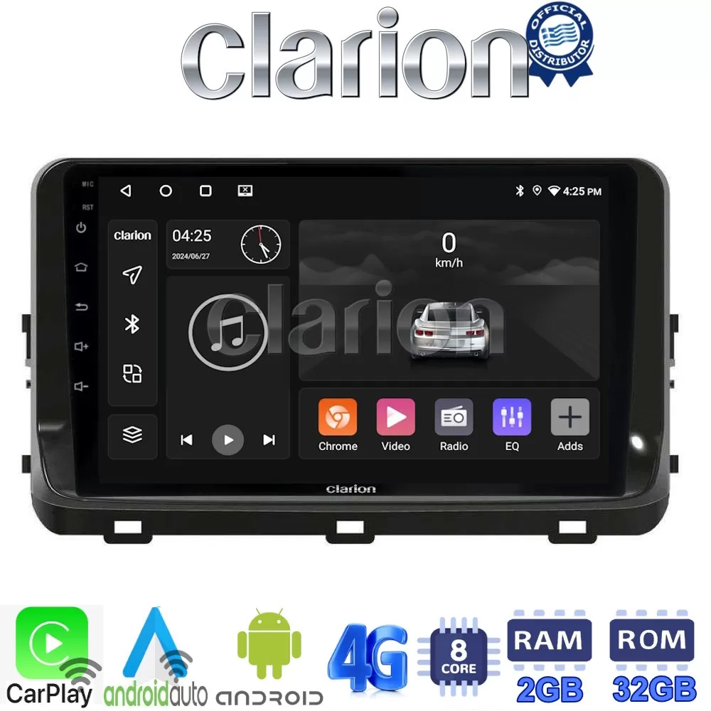 CLARION GL71123 Οθόνη OEM Multimedia Αυτοκινήτου για KIA XCEED 2018 (CarPlay/AndroidAuto/BT/GPS/WIFI/GPRS)