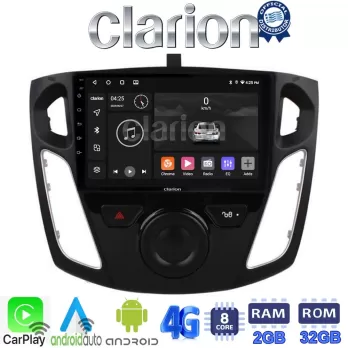 CLARION GL71150 Οθόνη OEM Multimedia Αυτοκινήτου για FORD FOCUS 20152018 (CarPlay/AndroidAuto/BT/GPS/WIFI/GPR