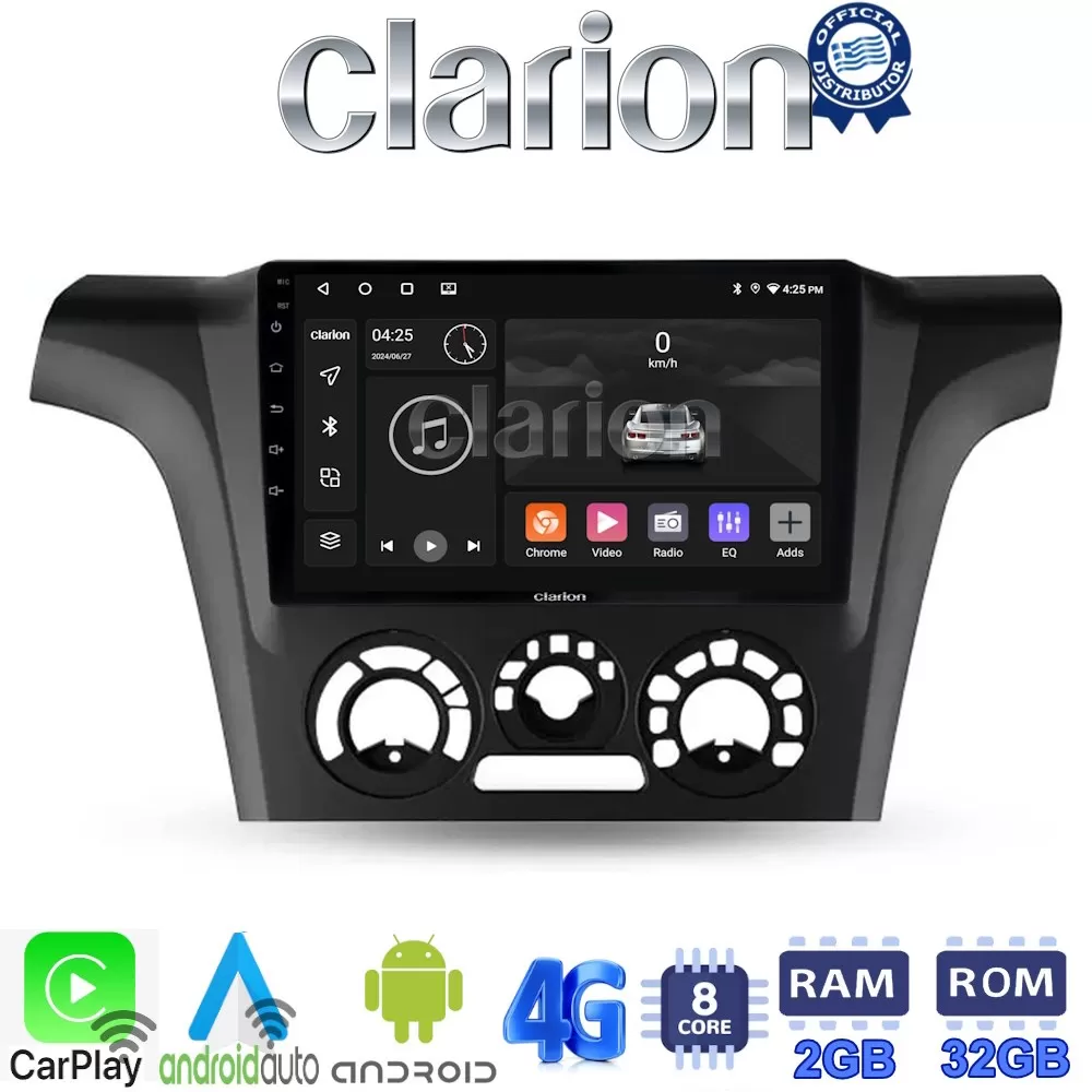 CLARION GL71302 Οθόνη OEM Multimedia Αυτοκινήτου για MITSUBISHI OUTLANDER 2001  2006 (CarPlay/AndroidAuto/BT/