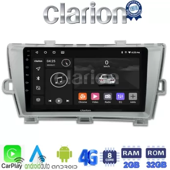 CLARION GL71561 Οθόνη OEM Multimedia Αυτοκινήτου για TOYOTA PRIUS 20092016 (CarPlay/AndroidAuto/BT/GPS/WIFI/G