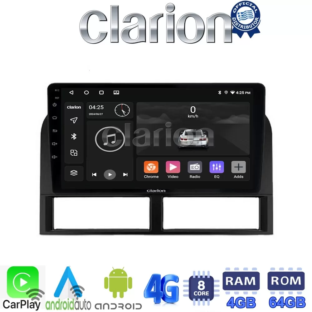 CLARION GL72201 Οθόνη OEM Multimedia Αυτοκινήτου για Jeep Gran Cherokee 1999  2004 (CarPlay/AndroidAuto/BT/GP