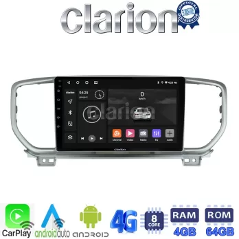 CLARION GL72938 Οθόνη OEM Multimedia Αυτοκινήτου για KIA SPORTAGE 2019 (CarPlay/AndroidAuto/BT/GPS/WIFI/GPRS)