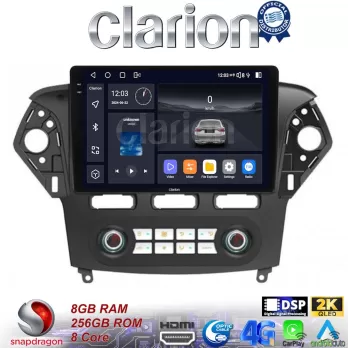 CLARION GL75368C Οθόνη OEM Multimedia Αυτοκινήτου για Ford Mondeo 2010  2013 (CarPlay/AndroidAuto/BT/GPS/WIFI