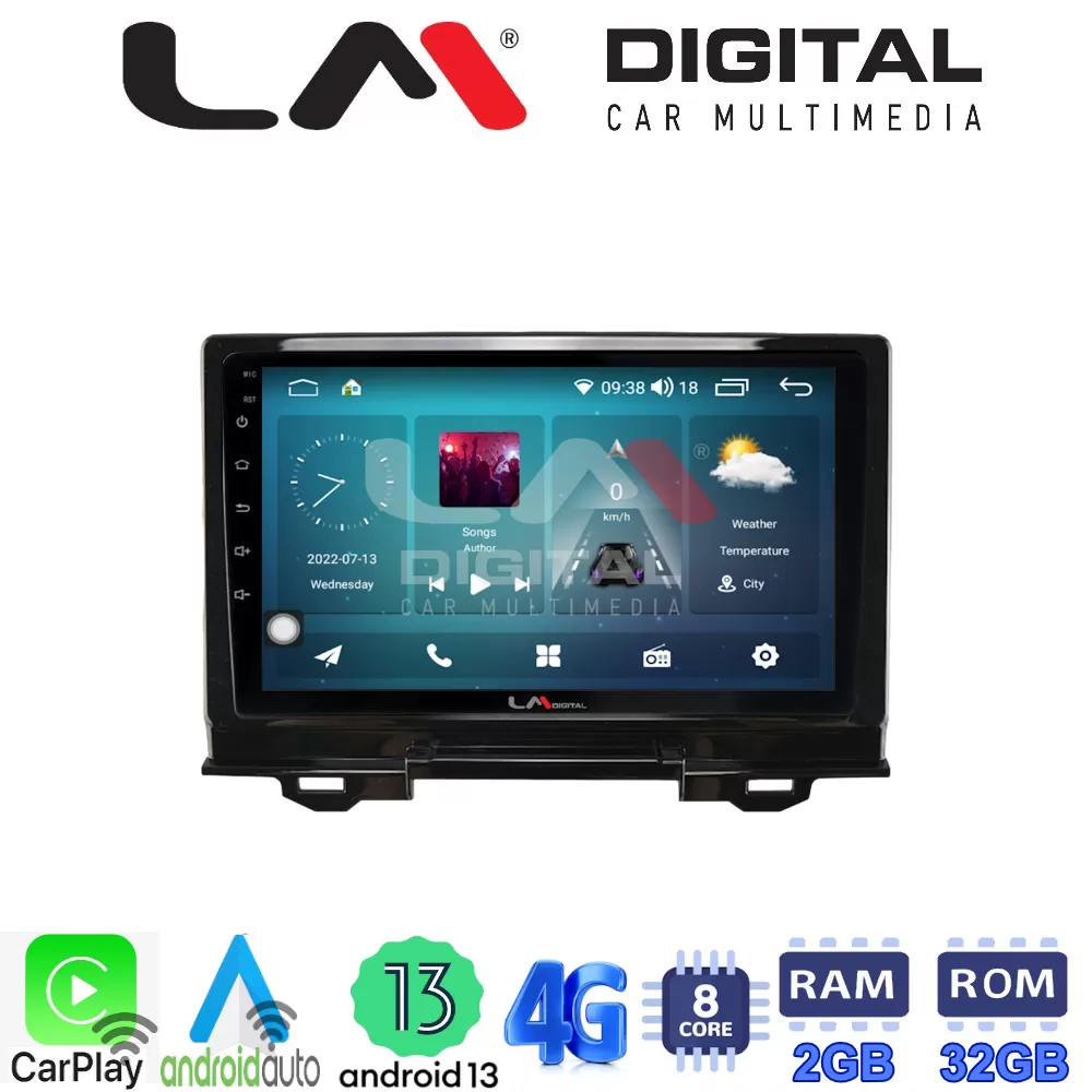 LM Digital - LM ZR8424 GPS Οθόνη OEM Multimedia Αυτοκινήτου για Honda HRV 2021 (CarPlay/AndroidAuto/BT/GPS/WI