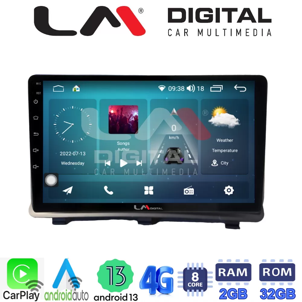 LM Digital - LM ZR8985 GPS Οθόνη OEM Multimedia Αυτοκινήτου για Opel Antara 2006 (CarPlay/AndroidAuto/BT/GPS/