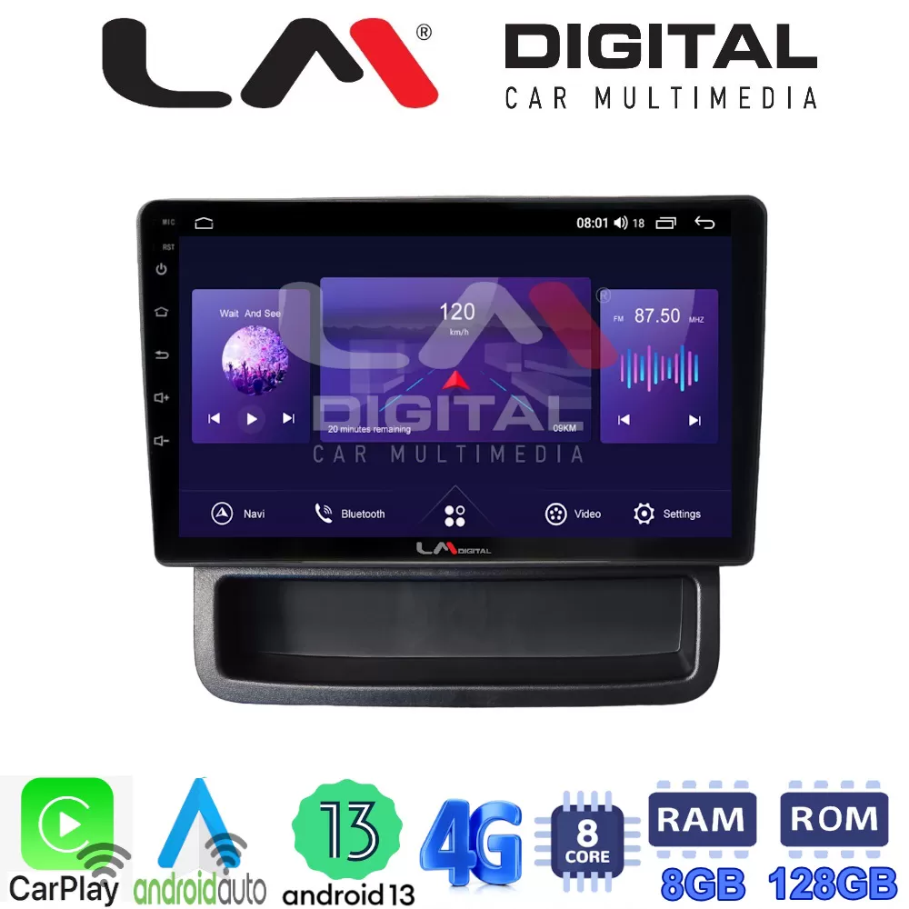 LM Digital - LM ZT8893 GPS Οθόνη OEM Multimedia Αυτοκινήτου για Opel Vivaro - Renault Trafic - Nissan Primast