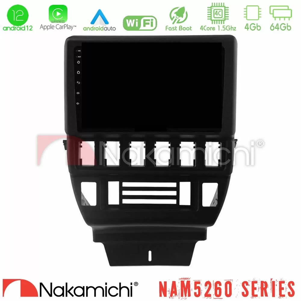Nakamichi NAM5260 Series 4Core Android12 4+64GB Lada Niva Navigation Multimedia Tablet 9" Με Carplay & Android Auto