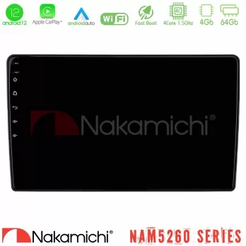 Nakamichi NAM5260 Series 4Core Android12 4+64GB Hyundai i30 Navigation Multimedia Tablet 9" Με Carplay & Android Auto